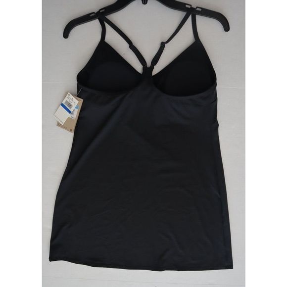 Nike Swim NESSB217 001 Womens Sz Medium Black Essential Racerback Swim Dress $64 - Picture 7 of 11